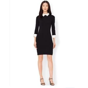 Lauren Ralph Lauren Collared Knit Sweater Dress Size S